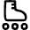 Roller Skating Icon from Flex Line Set