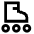 Roller Skating Icon from Sharp Line Set