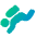 Scuba Diving Icon from Plump Gradient Set