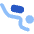 Scuba Diving Icon from Core Flat Set