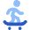 Skateboarding Icon from Flex Flat Set