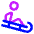 Sledding Icon from Core Neon Set