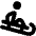 Sledding Icon from Flex Solid Set