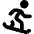 Snowboarding Icon from Core Solid Set