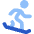 Snowboarding Icon from Core Flat Set
