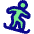 Snowboarding Icon from Plump Pop Set