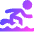 Surfing Icon from Core Gradient Set
