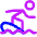 Surfing Icon from Core Neon Set