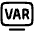 Var Football Rule Icon from Plump Line Set