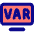 Var Football Rule Icon from Core Pop Set