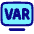 Var Football Rule Icon from Plump Pop Set