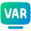 Var Football Rule Icon from Plump Gradient Set