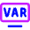 Var Football Rule Icon from Core Neon Set