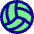 Volleyball Icon from Plump Pop Set