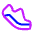 Walking Steps Icon from Plump Neon Set