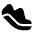 Walking Steps Icon from Plump Solid Set