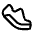 Walking Steps Icon from Plump Line Set
