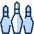Bowling Pins icon - Free transparent PNG, SVG. No sign up needed.