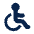 Disabled Fill Icon from Mingcute Fill Set