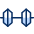 Dumbbell 1 icon - Free transparent PNG, SVG. No sign up needed.