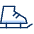 Ice Skate Icon from Cyber Duotone Set