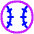 Baseball Icon from Plump Neon Set