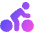 Cycling Icon from Plump Gradient Set