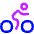 Cycling Icon from Flex Neon Set