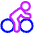 Cycling Icon from Plump Neon Set