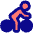 Cycling Icon from Plump Pop Set