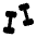 Dumbbells 2 Icon from Solar Bold Set | Free Download as SVG Vector and Transparent PNG | Streamline icons