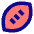 Football Icon from Sharp Pop Set