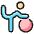 Gymnastics Ribbon Person 2 Icon from Ultimate Colors - Free Set