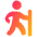 Hiking Icon from Plump Gradient Set