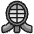 Martial Arts Helmet Icon from Ultimate Colors - Free Set