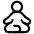 Meditation Icon from Plump Line Set