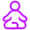 Meditation Icon from Plump Neon Set