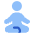 Meditation Icon from Plump Flat Set