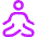 Meditation Icon from Core Neon Set