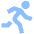 Running Icon from Sharp Flat Set