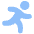 Running Icon from Plump Flat Set