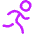 Running Icon from Flex Neon Set