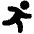Running Icon from Plump Solid Set