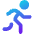 Running Icon from Core Gradient Set