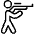 Shooting Rifle Person Aim Icon from Ultimate Light - Free Set