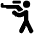 Shooting Rifle Person Aim Icon from Ultimate Bold - Free Set