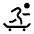 Skateboarding Icon from Solar Bold Set