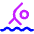 Swimming Icon from Core Neon Set