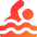 Swimming Icon from Flex Gradient Set