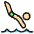 Swimming Diving Icon from Ultimate Colors - Free Set